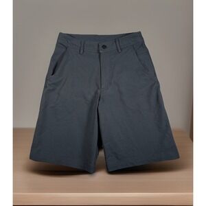 Lululemon ABC Short 10.5" Men's‎ 30 Black Warpstreme Wicking Stretch Golf EUC